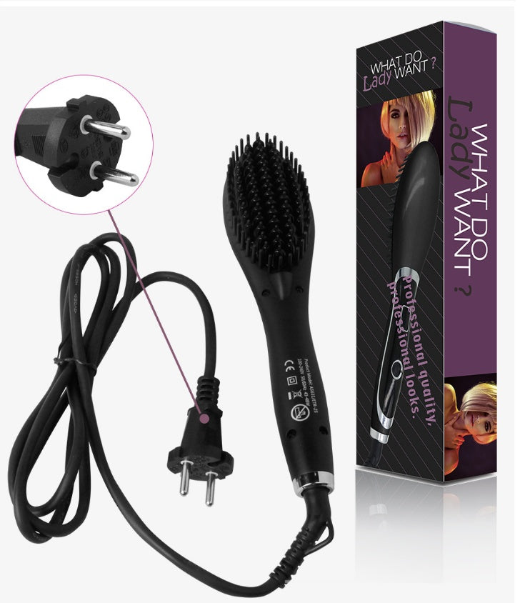 Ceramic Hair Straightening Brush Ceramic Hair Straightening Brush